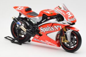 Yamaha YZR-M1 Gauloises Fortuna Yamaha #7 C. Checa MotoGP 2004 Minichamps 1:12 122043007 Pressofusione — immagine 4 di 6
