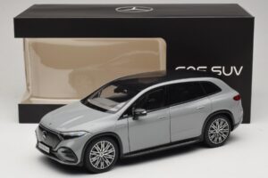 Mercedes EQS SUV X296 Manufaktur Alpine Grey NZG 1:18 B66960591 Pressofusione — immagine 8 di 8