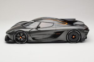 Koenigsegg Jesko Absolut 0-400-0 km/h Record Graphite Grey GT Spirit 1:12 GT575 Resina — immagine 3 di 6