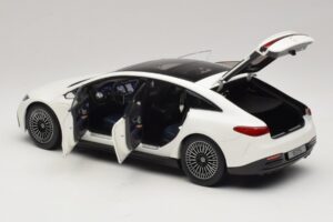 Mercedes EQS V297 Manufaktur Opalite White NZG 1:18 B66961049 Pressofusione — immagine 5 di 8