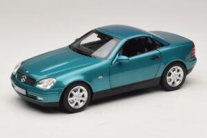 Mercedes SLK R170 Vivianite Green Norev 1:18 183021 Pressofusione — immagine 3 di 10