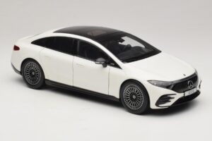 Mercedes EQS V297 Manufaktur Opalite White NZG 1:18 B66961049 Pressofusione — immagine 6 di 8