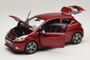 Peugeot 208 GTI Rubis Red Norev 1:18 184700 Pressofusione — immagine 2 di 8