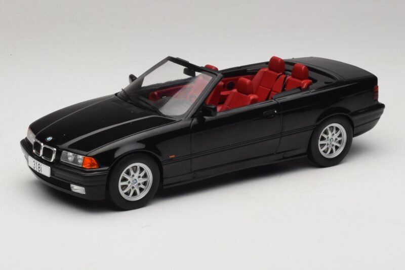 BMW 3 Series E36 Cabrio Nero MCG 1:18 MCG18318 Pressofusione