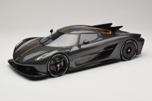 Koenigsegg Jesko Absolut 0-400-0 km/h Record Graphite Grey GT Spirit 1:12 GT575 Resina