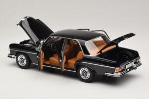 Mercedes 280 SE W108 Nero Norev 1:18 183360 Pressofusione — immagine 5 di 8