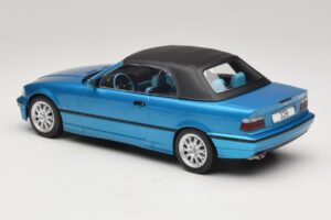 BMW 3 Series E36 Cabrio Blu Metallizzato MCG 1:18 MCG18319 Pressofusione — immagine 6 di 7