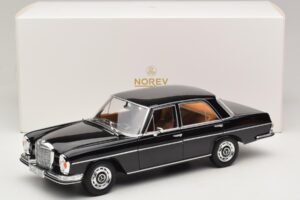 Mercedes 280 SE W108 Nero Norev 1:18 183360 Pressofusione — immagine 8 di 8