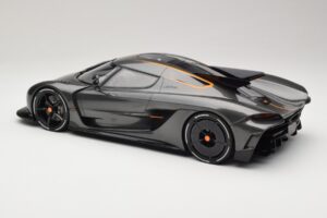 Koenigsegg Jesko Absolut 0-400-0 km/h Record Graphite Grey GT Spirit 1:12 GT575 Resina — immagine 5 di 6