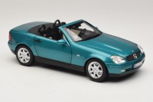 Mercedes SLK R170 Vivianite Green Norev 1:18 183021 Pressofusione — immagine 8 di 10
