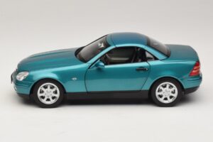 Mercedes SLK R170 Vivianite Green Norev 1:18 183021 Pressofusione — immagine 5 di 10