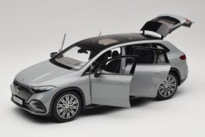 Mercedes EQS SUV X296 Manufaktur Alpine Grey NZG 1:18 B66960591 Pressofusione — immagine 2 di 8