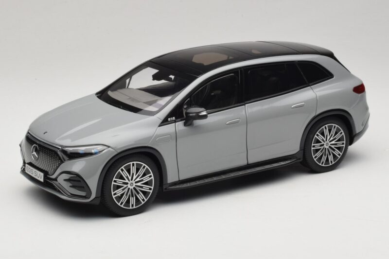 Mercedes EQS SUV X296 Manufaktur Alpine Grey NZG 1:18 B66960591 Pressofusione