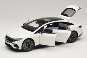 Mercedes EQS V297 Manufaktur Opalite White NZG 1:18 B66961049 Pressofusione — immagine 2 di 8