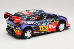 Ford Puma Rally1 #22 M. Sesks / R. Francis Rally Sweden 2025 IXO 1:18 18RMC240 Pressofusione — immagine 2 di 6