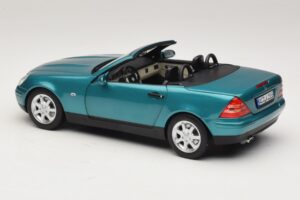 Mercedes SLK R170 Vivianite Green Norev 1:18 183021 Pressofusione — immagine 9 di 10
