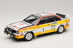 Audi Quattro #1 W. Rohrl / C. Geistdorfer Rally Monte Carlo Winner 1984 Minichamps 1:18 A5-5894 Pressofusione