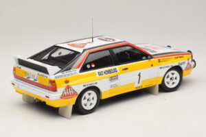 Audi Quattro #1 W. Rohrl / C. Geistdorfer Rally Monte Carlo Winner 1984 Minichamps 1:18 A5-5894 Pressofusione — immagine 2 di 6