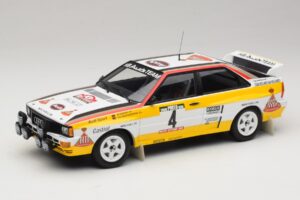 Audi Quattro A2 #4 W. Rohrl / C. Geistdorfer Rally Portugal 1984 Minichamps 1:18 153841104 Pressofusione