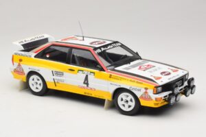 Audi Quattro A2 #4 W. Rohrl / C. Geistdorfer Rally Portugal 1984 Minichamps 1:18 153841104 Pressofusione — immagine 4 di 6