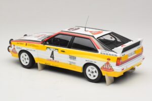 Audi Quattro A2 #4 W. Rohrl / C. Geistdorfer Rally Portugal 1984 Minichamps 1:18 153841104 Pressofusione — immagine 5 di 6