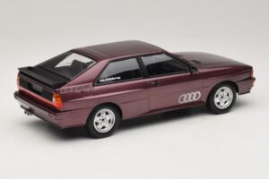 Audi Quattro Purple Metallic Minichamps 1:18 155016125 Pressofusione — immagine 2 di 6