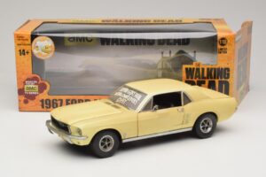 Ford Mustang Coupe Giallo The Walking Dead Greenlight 1:18 12958 Pressofusione — immagine 8 di 8