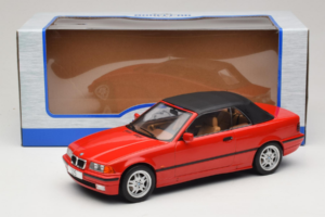 BMW 3 Series E36 Cabrio Rosso MCG 1:18 MCG18317 Pressofusione — immagine 7 di 7