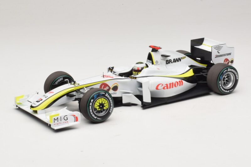 Brawn GP BGP001 #22 J. Button Singapore GP 2009 Minichamps 1:18 180090222 Resina