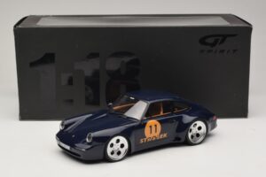 Porsche 911 964 Strosek Mega 30 Sea Blue GT Spirit 1:18 GT969 Resina — immagine 6 di 6