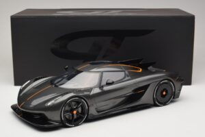 Koenigsegg Jesko Absolut 0-400-0 km/h Record Graphite Grey GT Spirit 1:12 GT575 Resina — immagine 6 di 6