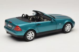Mercedes SLK R170 Vivianite Green Norev 1:18 183021 Pressofusione — immagine 4 di 10