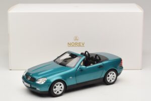 Mercedes SLK R170 Vivianite Green Norev 1:18 183021 Pressofusione — immagine 10 di 10