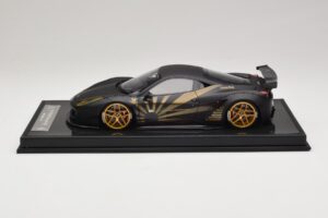 Ferrari 458 LB Works Matt Black BBA 1:18 REMC037 Resina