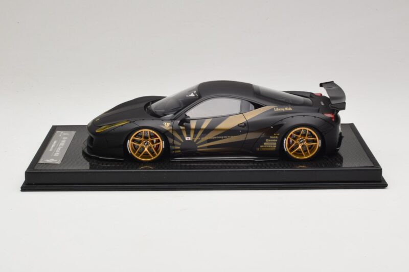 Ferrari 458 LB Works Matt Black BBA 1:18 REMC037 Resina