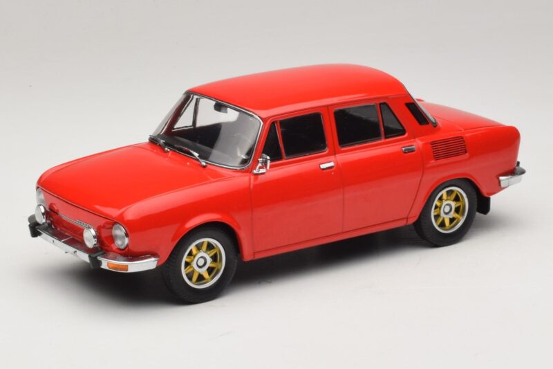 Skoda 100 Rosso Cerchi Dorati MCG 1:18 MCG18784 Pressofusione