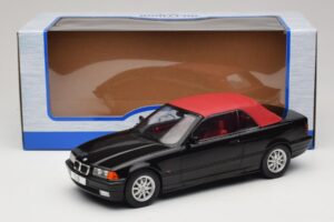 BMW 3 Series E36 Cabrio Nero MCG 1:18 MCG18318 Pressofusione — immagine 7 di 7