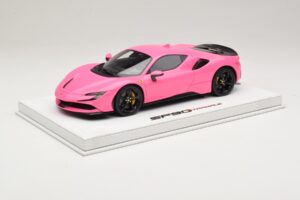 Ferrari SF90 Pack Fiorano Lucido Qatar Pink BBR 1:18 RACELINE137 Resina