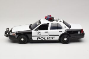 Ford Crown Victoria Police Interceptor The Hangover Movie Greenlight 1:18 12911 Pressofusione — immagine 3 di 6