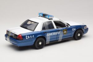 Ford Crown Victoria Police Interceptor The Walking Dead Greenlight 1:18 12957 Pressofusione — immagine 2 di 6