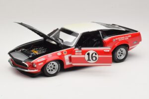 Ford Mustang Boss 302 #16 Bud Moore Engineering G. Follmer Trans-Am 1969 OEM 1:18 FORD006 Pressofusione — immagine 2 di 8