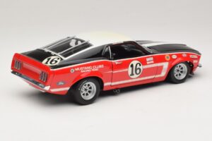 Ford Mustang Boss 302 #16 Bud Moore Engineering G. Follmer Trans-Am 1969 OEM 1:18 FORD006 Pressofusione — immagine 3 di 8