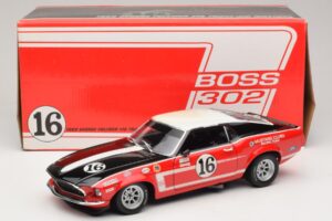 Ford Mustang Boss 302 #16 Bud Moore Engineering G. Follmer Trans-Am 1969 OEM 1:18 FORD006 Pressofusione — immagine 8 di 8