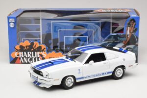 Ford Mustang II Cobra II Charlie's Angels Movie Greenlight 1:18 12880 Pressofusione — immagine 8 di 8