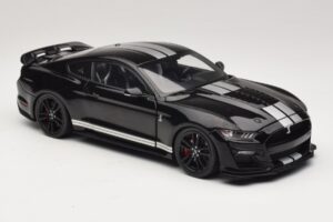 Ford Mustang Shelby GT500 S550 Nero IXO 1:18 U18RDC002-FO Pressofusione — immagine 6 di 8