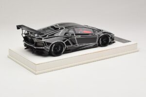 Lamborghini Aventador Liberty Walk TRON Nero Brillante JUC 1:18 J32-14 Resina — immagine 2 di 7