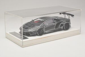 Lamborghini Aventador Liberty Walk TRON Nero Brillante JUC 1:18 J32-14 Resina — immagine 6 di 7