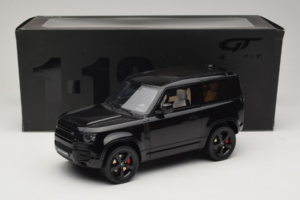 Land Rover Defender 90 L663 P400 X-Dynamic HSE Santorini Black GT Spirit 1:18 GT992 Resina — immagine 6 di 6