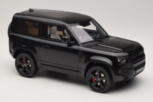 Land Rover Defender 90 L663 P400 X-Dynamic HSE Santorini Black GT Spirit 1:18 GT992 Resina — immagine 4 di 6