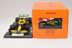 McLaren MCL38 #4 L. Norris Monaco GP Winner 2024 Minichamps 1:18 537242604 Resina — immagine 6 di 7